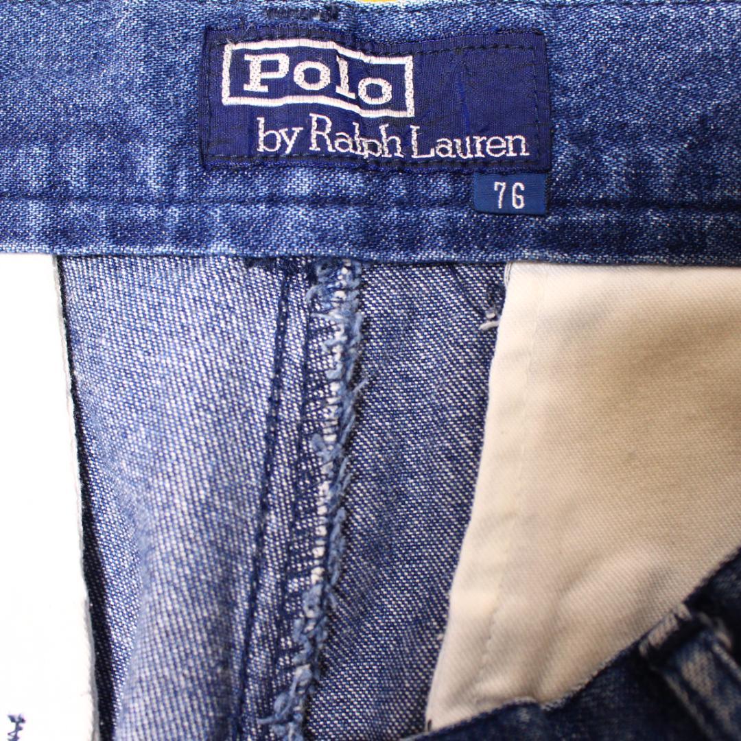 ポロラルフローレン デニムスラックス トラウザーパンツ RALPH LAUREN