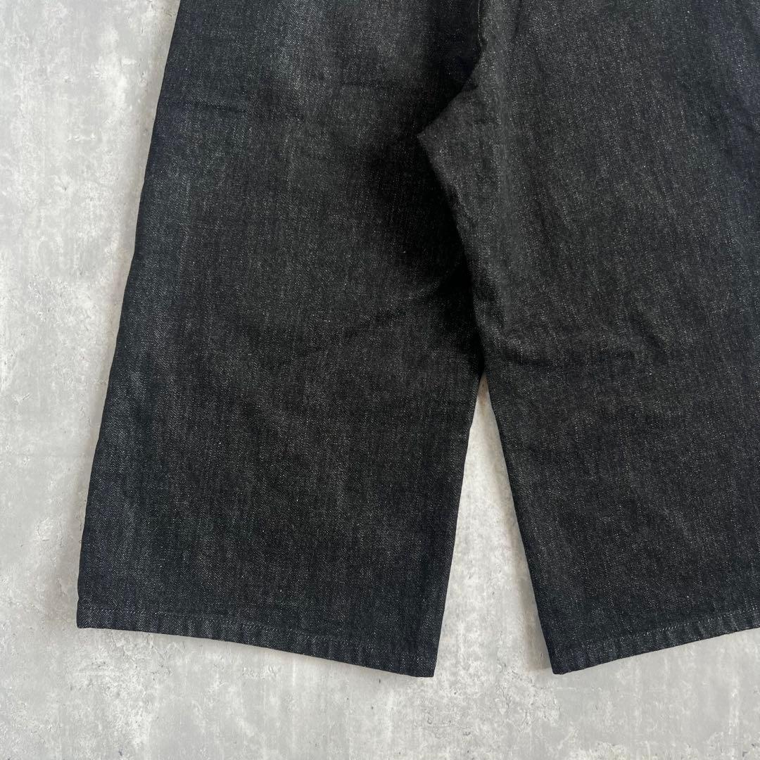LIMI feu　リミフゥ　ヨウジヤマモト　ウール×コットン　ワイドデニム　S