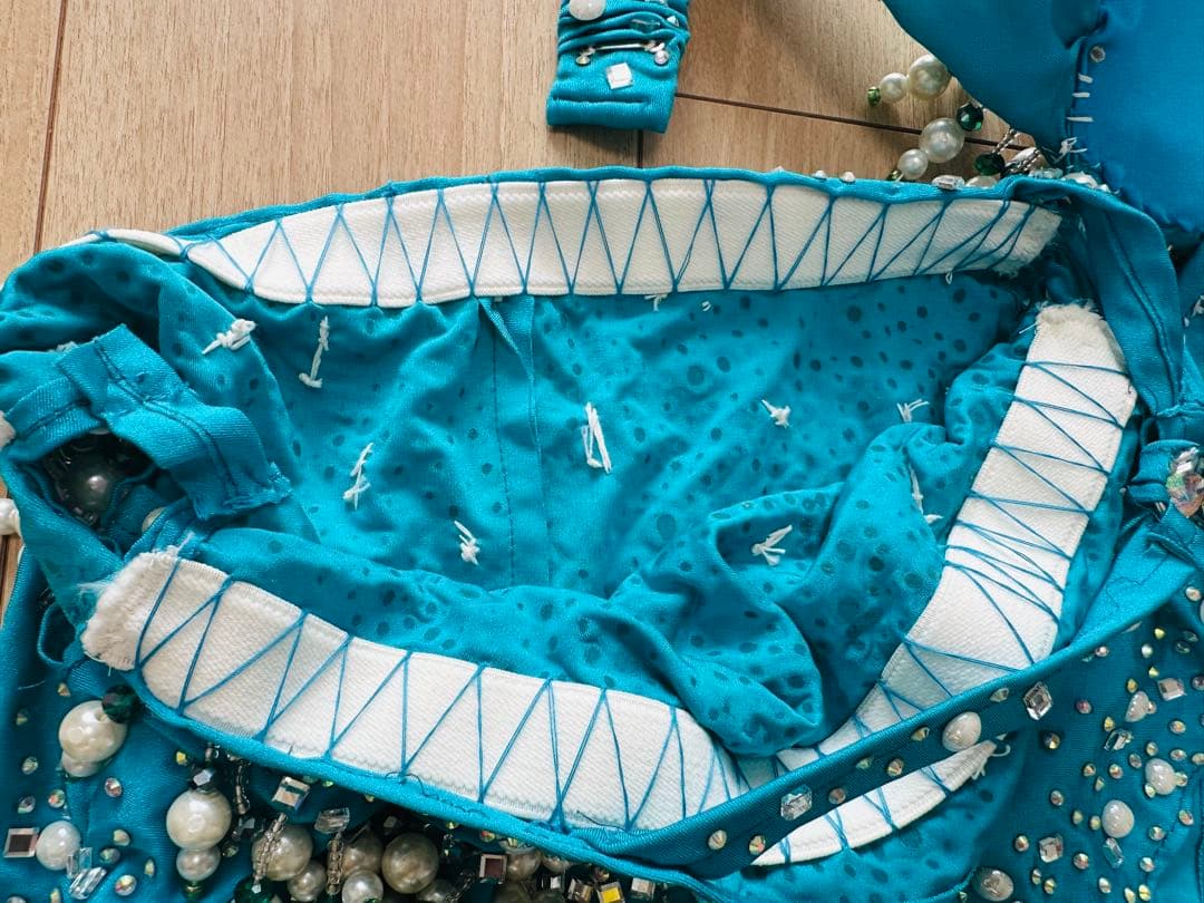 モナリザ　ベリーダンス衣装　オリエンタル　水色