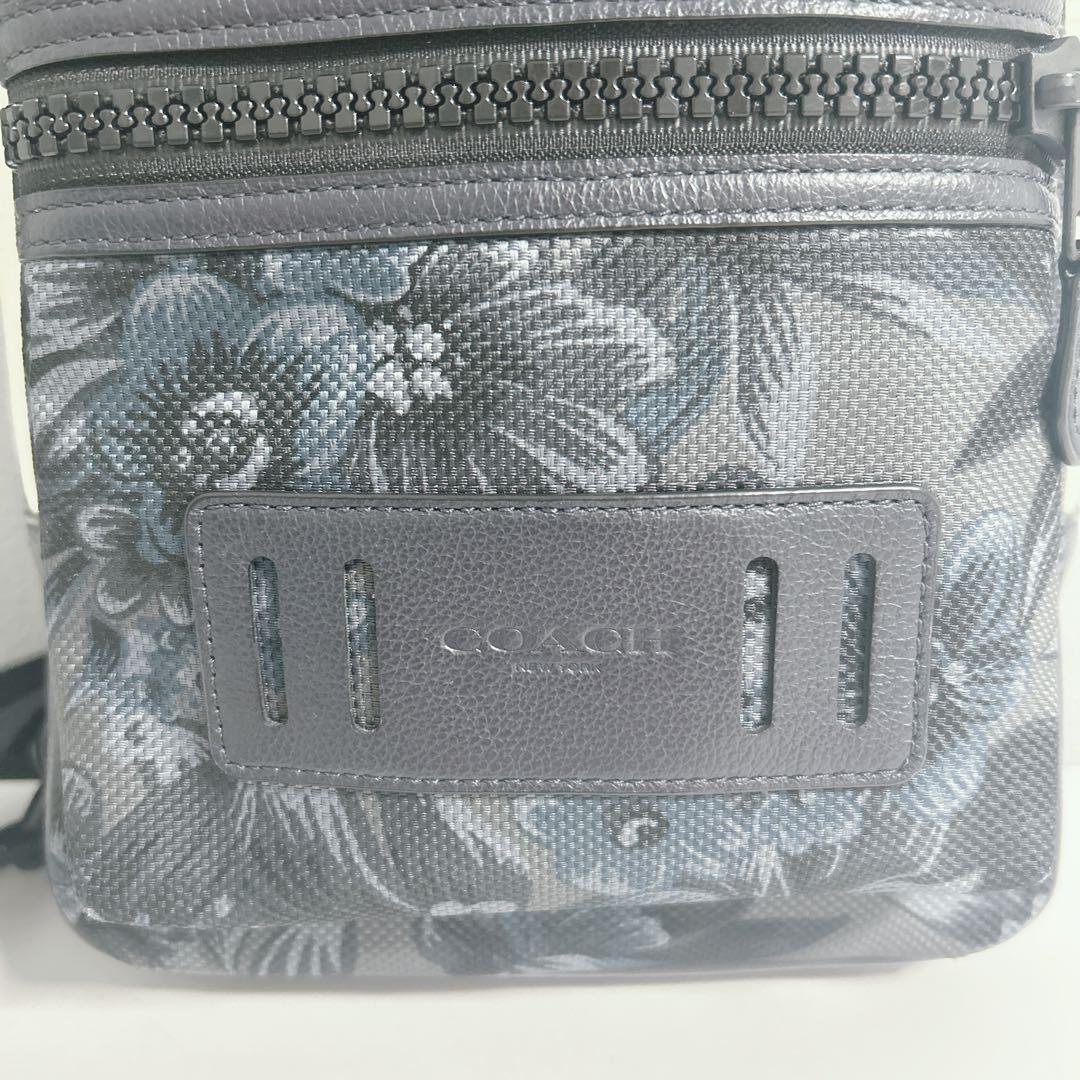 【最終値下げ】コーチ キャンバス レザー ボディ ハワイアン ボタニカル y2k