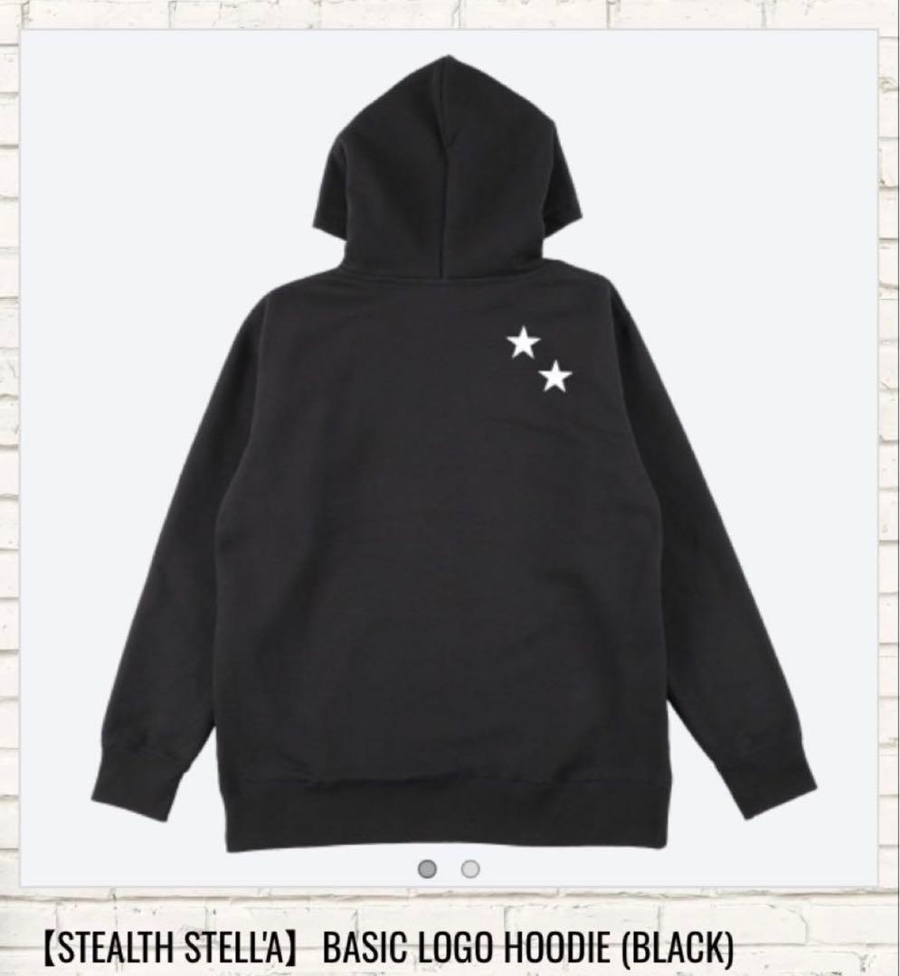 即完売品　stealth stell'a basic logo hoodie