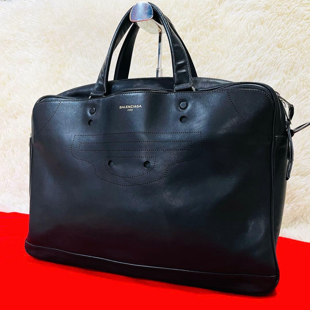 BALENCIAGA バレンシアガ ブラックアウト シティ ブリーフケース