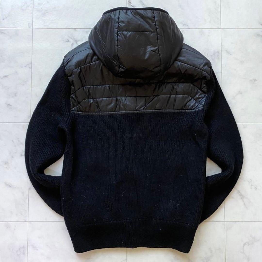 ポロラルフローレン 中綿 ニット切替 ジャケットMサイズ ブラック 黒 メンズ