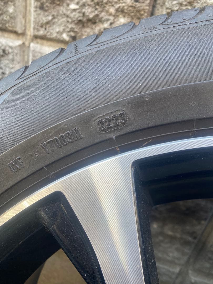 【えの】18インチ ホイールセット エスティマ純正