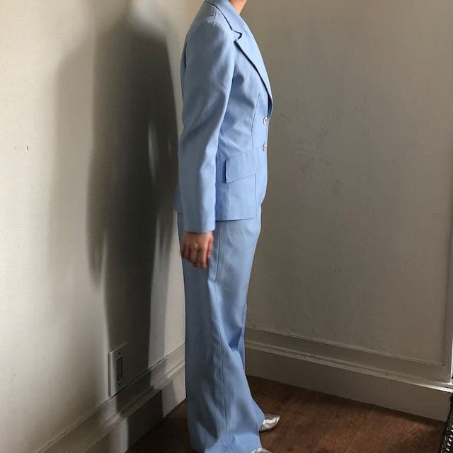 1970s ヴィンテージ　セットアップ　シングルジャケット　フレアパンツ