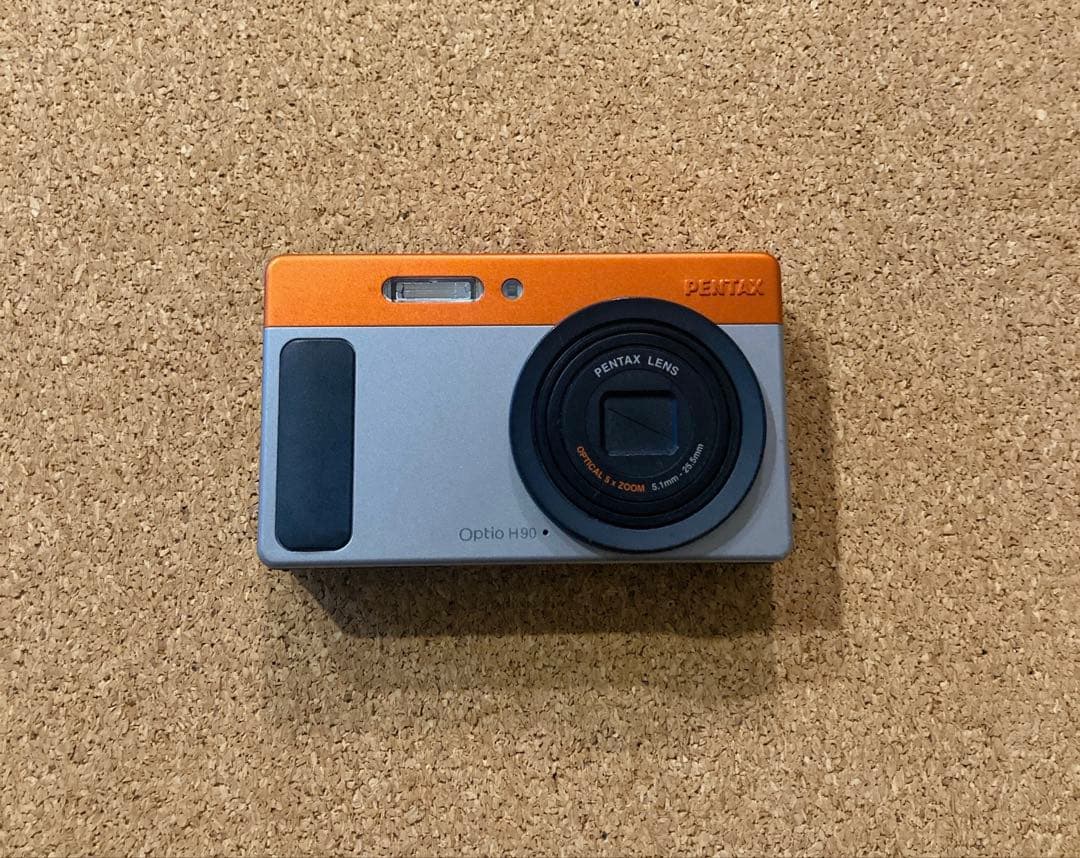 PENTAX Optio H90 デジカメ オレンジ