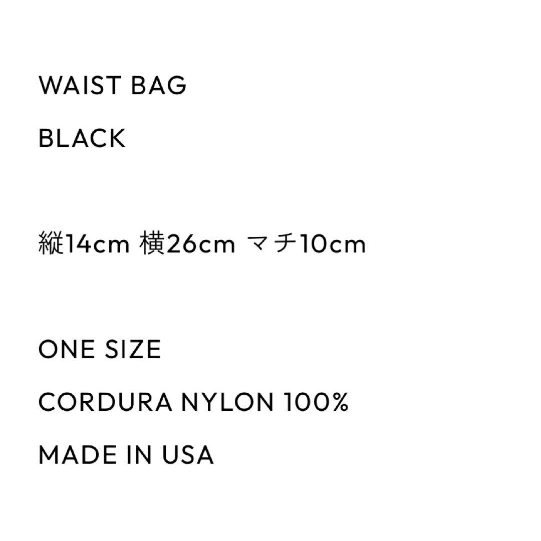 【新品/未開封】ENNOY エンノイ WAIST BAG ウエストバッグ