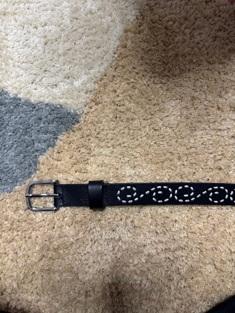 小物 STUSSY EMBROIDERED S BELT L-XL