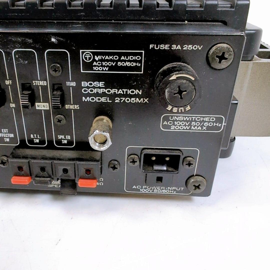 BOSE ボーズ 2705MX ミキシング パワーアンプ ミキサー リファイアー