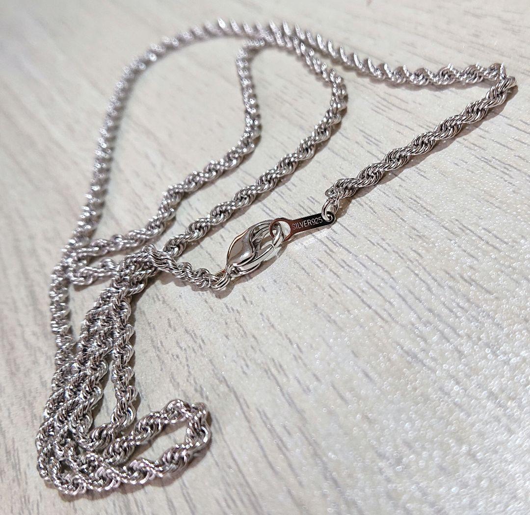 アヴァランチ silver925 ロープネックレス アバランチ シルバー