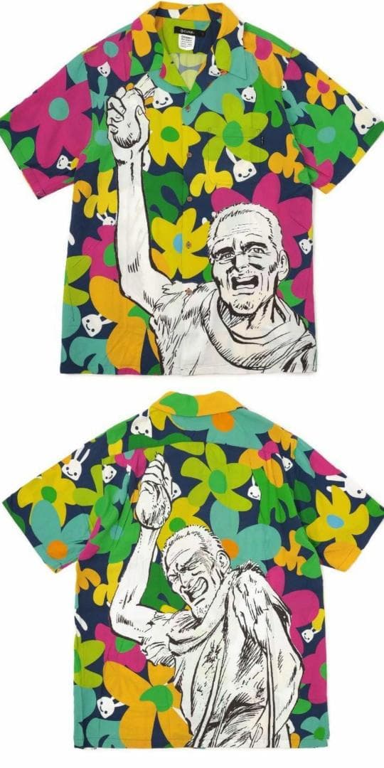 cune L 北斗の拳 アロハシャツ キューン シャツ 3 33000円 半袖