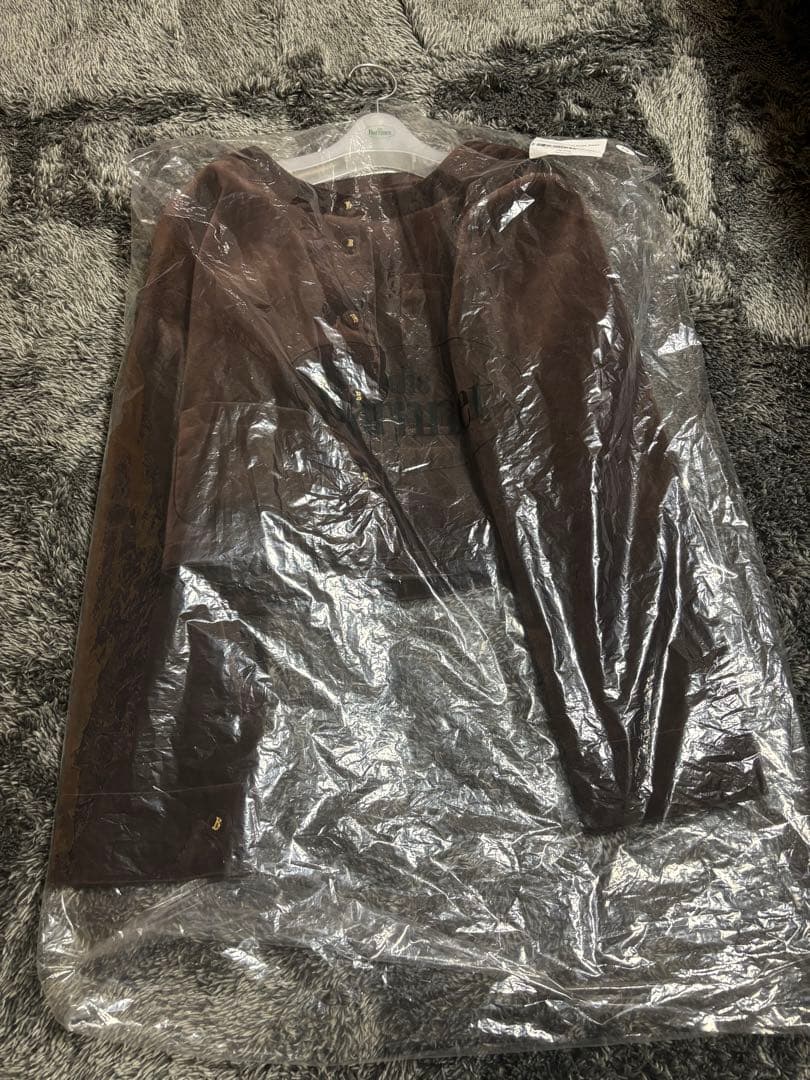 ジャケット・アウター the Barneet ClassyVelvetCollarlessJacket