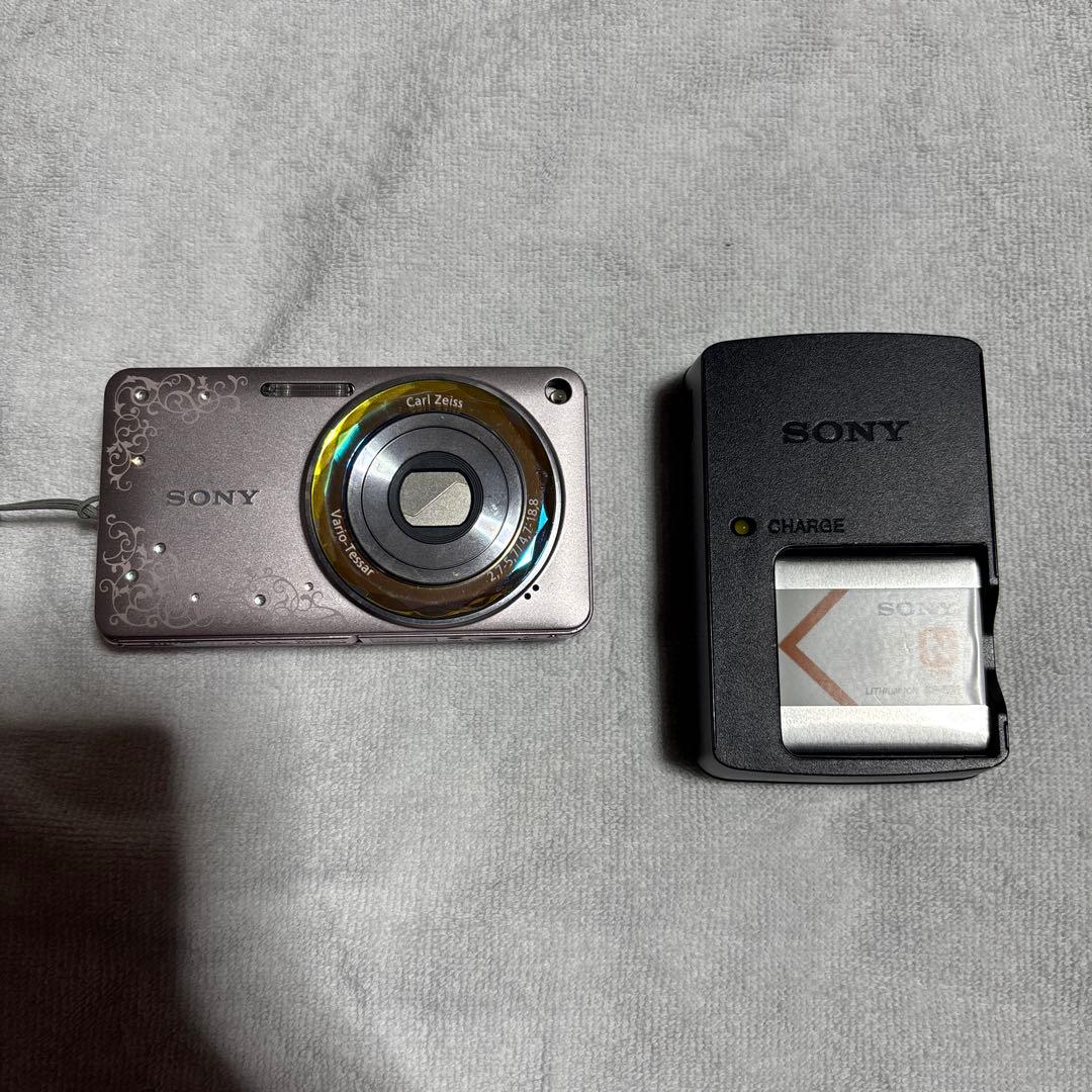 SONY サイバーショット DSC-W350D 桜色 名刺サイズ