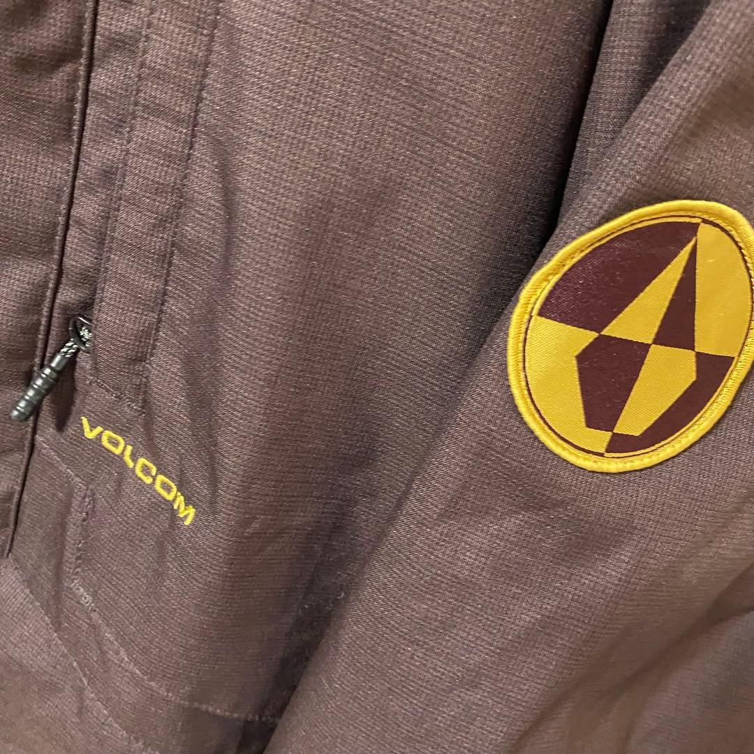 VOLCOM ボルコム　フーディスノーボードウェア　ダークブラウン