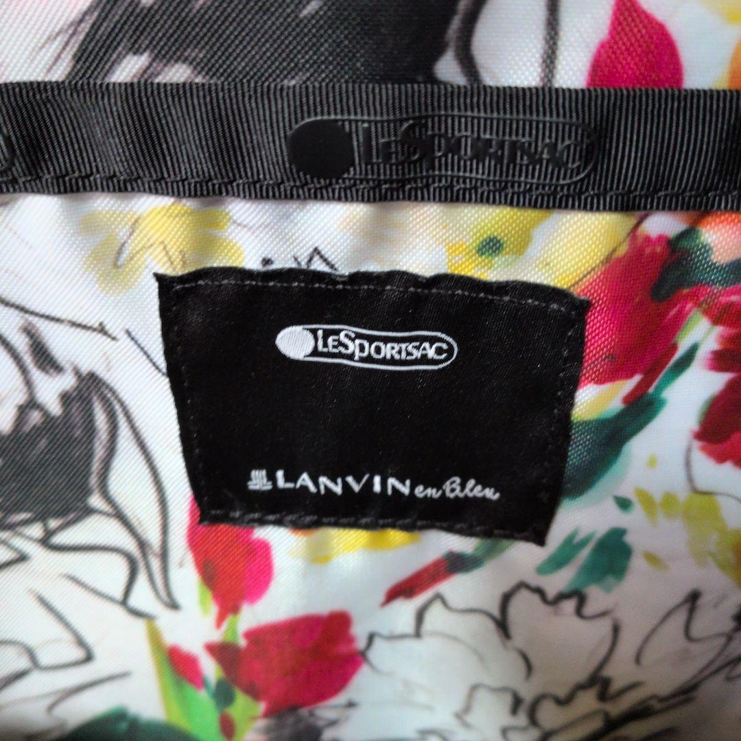 【美品】LeSportsac LANVIN en bleu ブラックリュック
