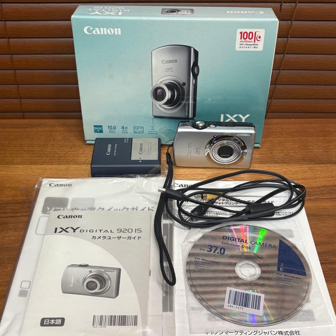 デジカメ　平成レトロ　Canon IXY920is 動作確認OK