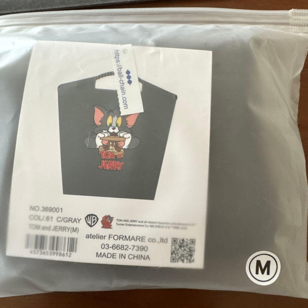 ボールアンドチェーン　トムアンドジェリー　Mサイズ　グレー