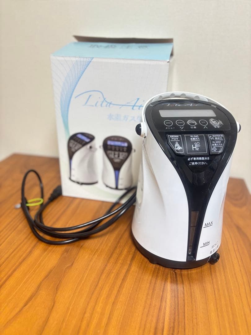 【お値下げ】リタエアー/水素ガス生成器☆パーツフルセット&精製水2本付き！美品★
