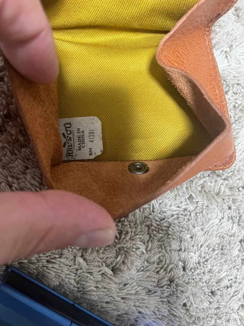 RRLブラウンレザーケース