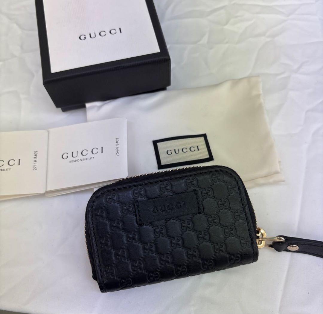グッチ GUCCI 449896 マイクログッチシマ ケース 小銭入れ
