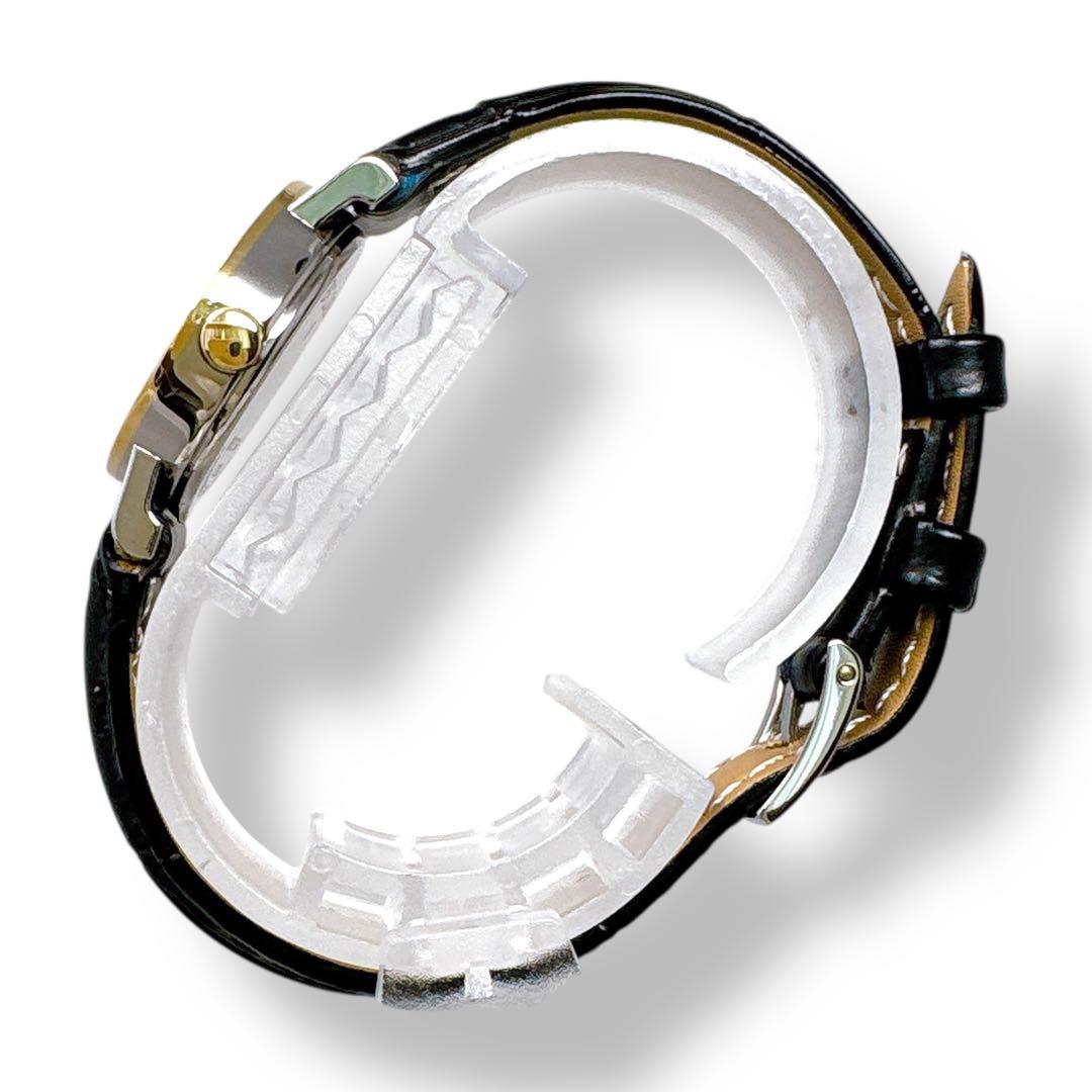 ブルガリ BB23SGLD K18 コンビ レザー ブラック レディース 腕時計