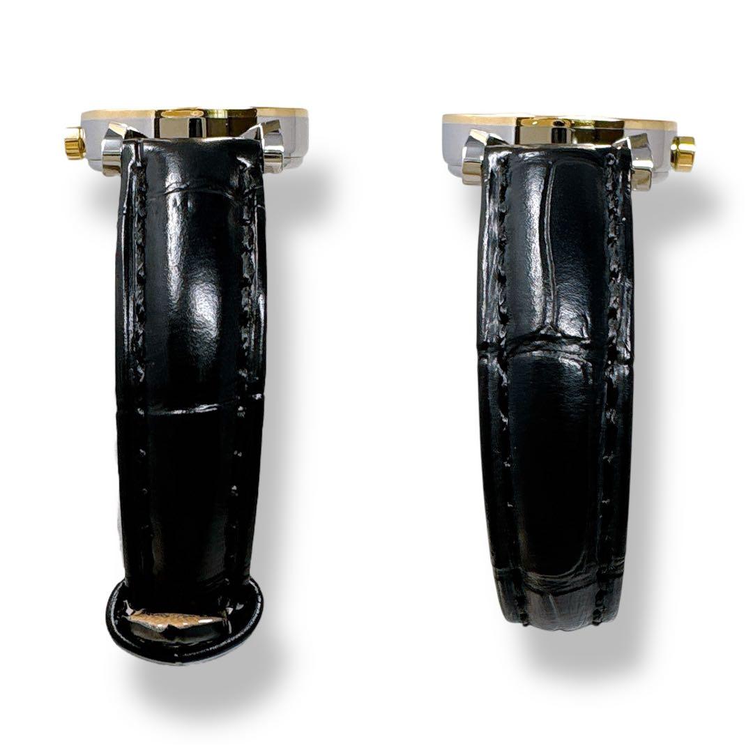 ブルガリ BB23SGLD K18 コンビ レザー ブラック レディース 腕時計