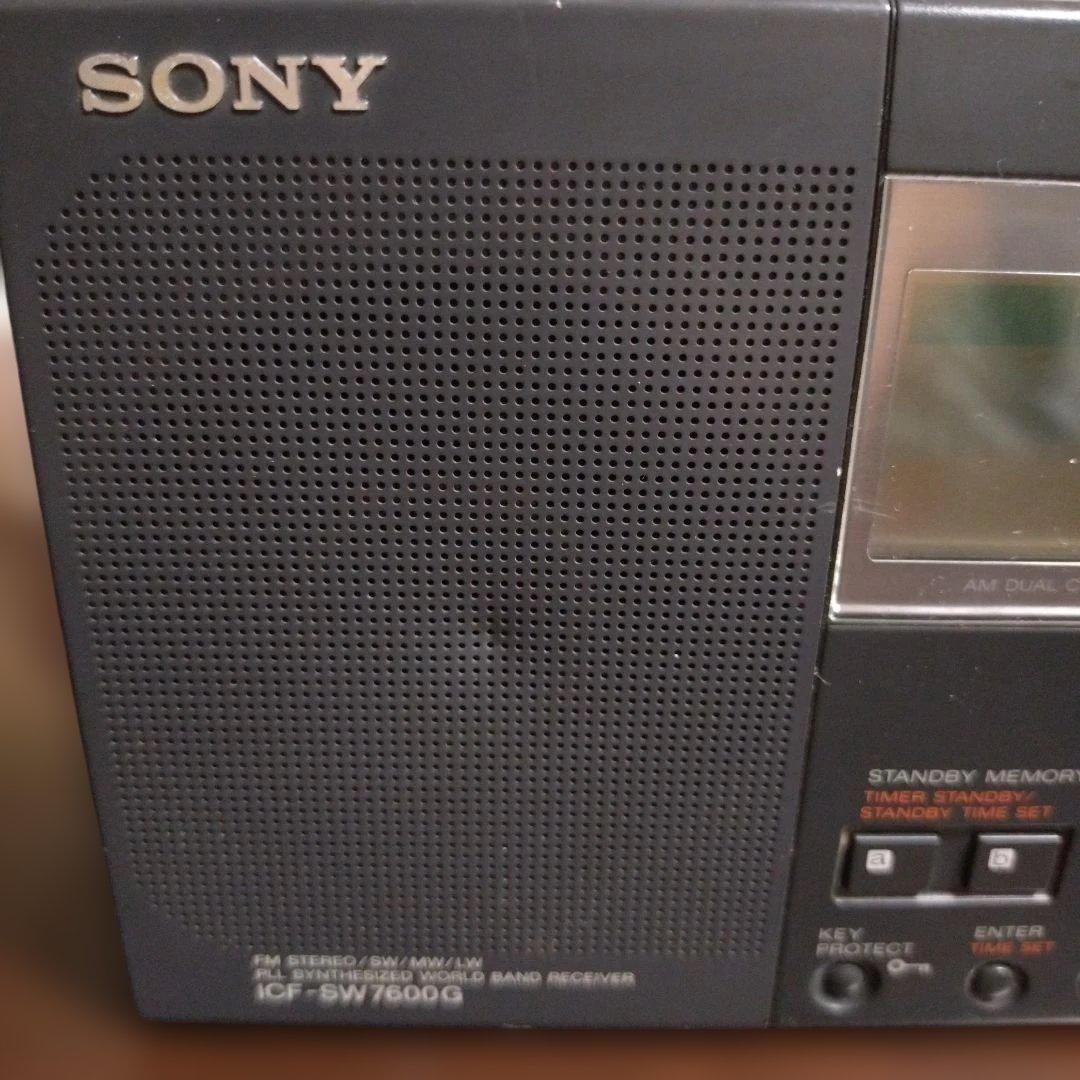 超高感度ポータブル短波ラジオ SONY ICF-SW7600G PLL合成受信機