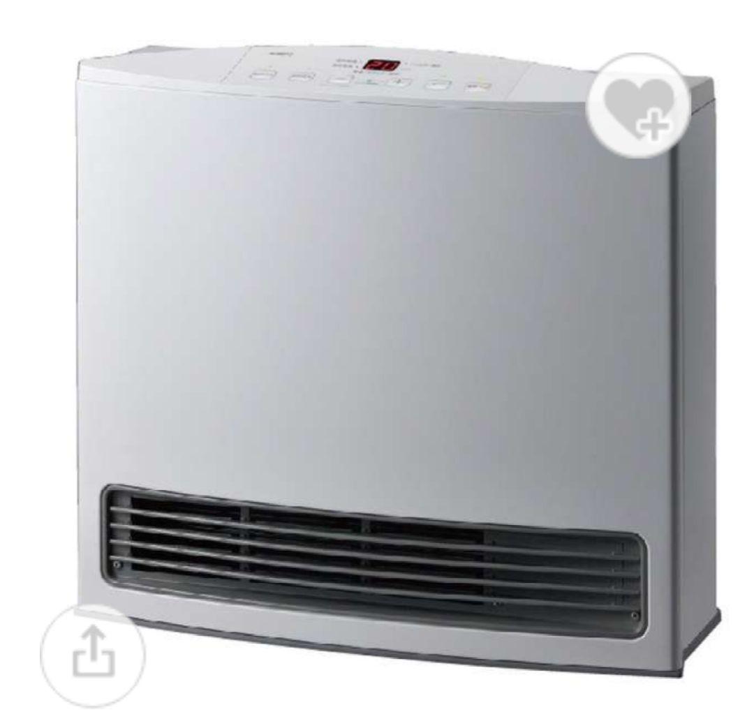 西部ガス(都市ガス) SGF-406AN ガスファンヒーター ホワイト