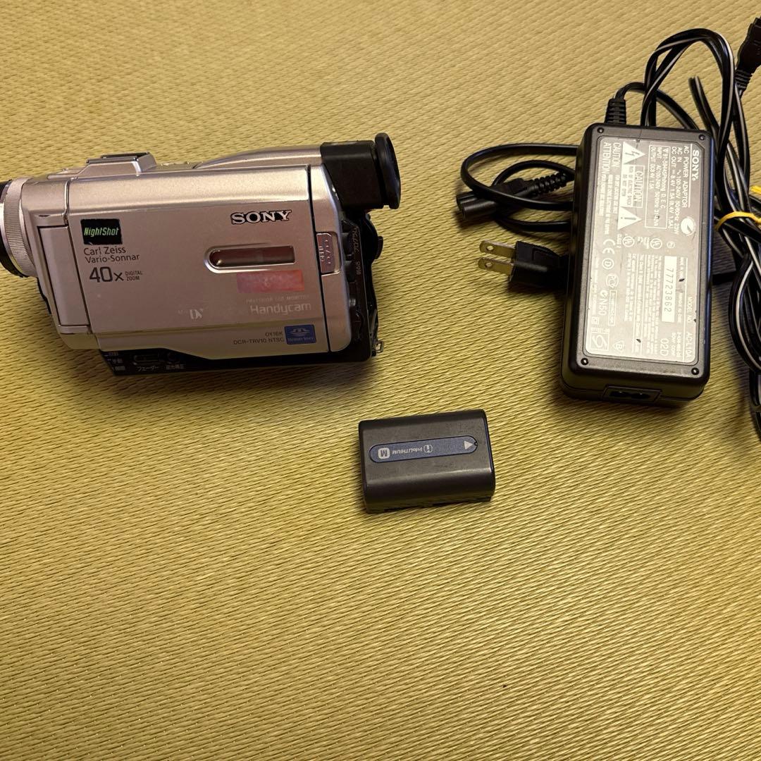 動作品 再生OK・録画OK SONY MiniDVビデオカメラDCR-TRV10