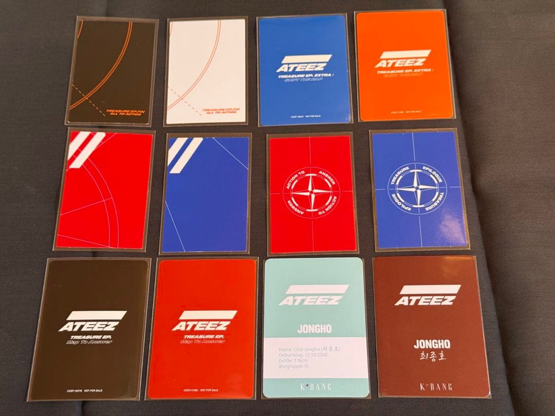 ATEEZ ジョンホ アルバム 封入 特典 トレカ セット ②