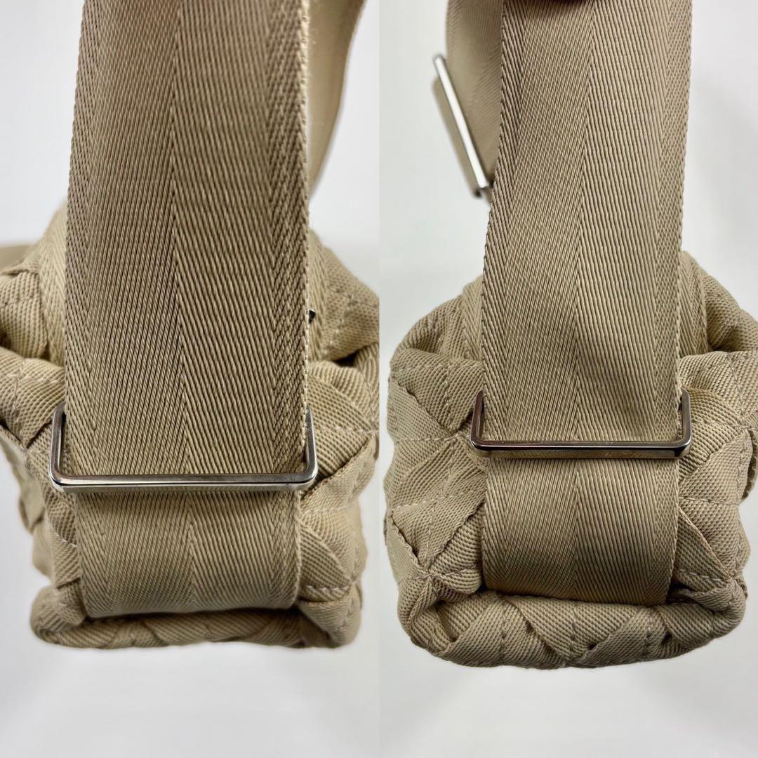 ボッテガヴェネタ ボディバッグ ウェビングワン アイボリー イントレ