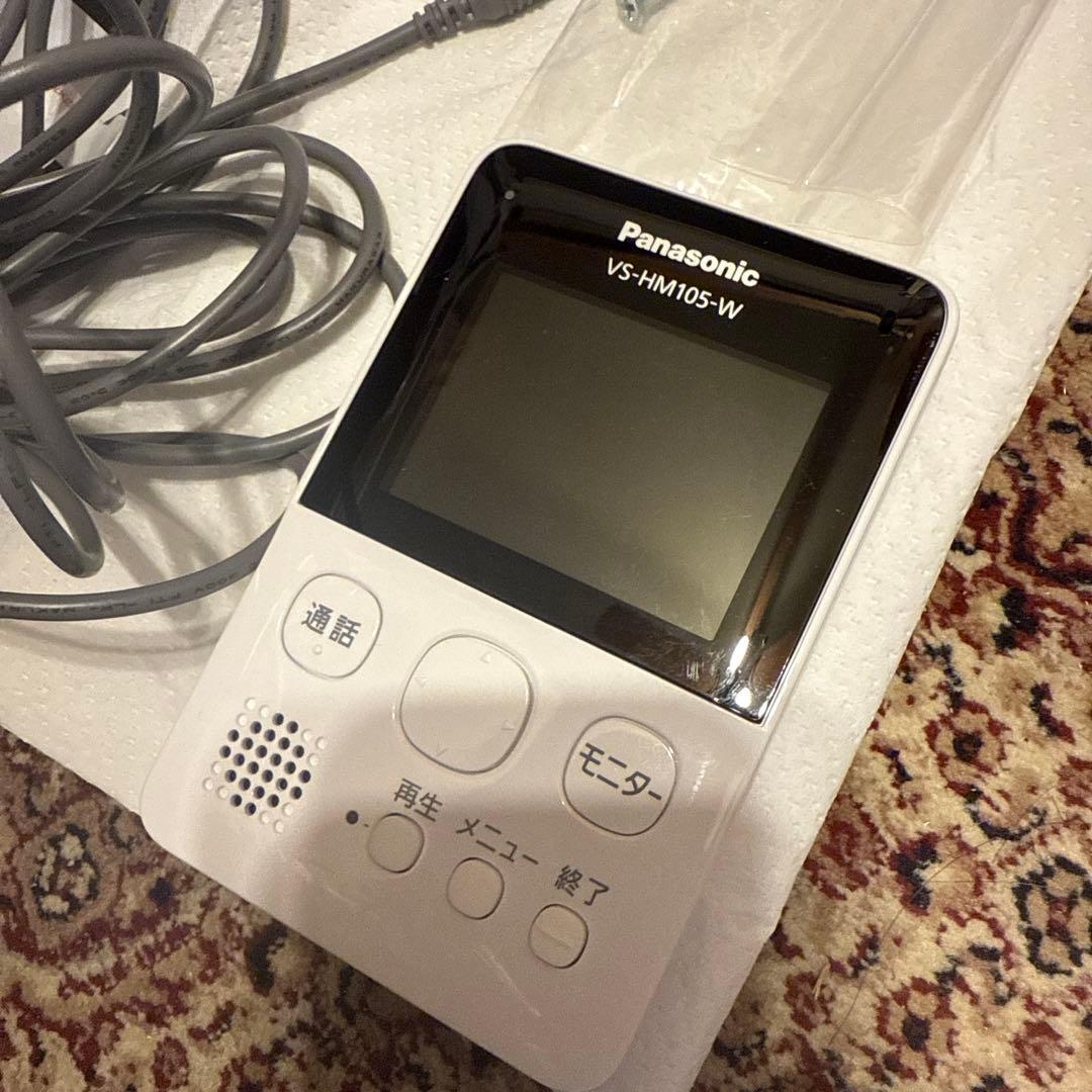 Panasonic モニター＋屋外カメラ VS-HM105-W 屋内使用品