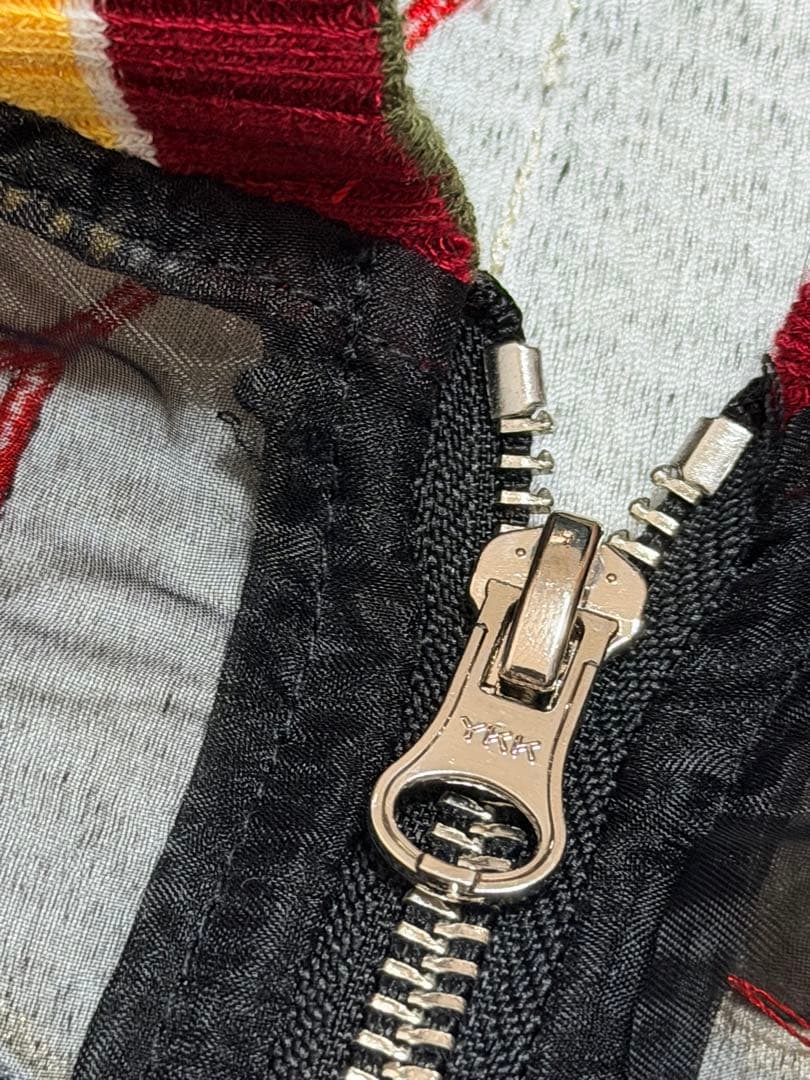 未使用 スカル メッシュ生地 スカジャン unisex 美品 vintage