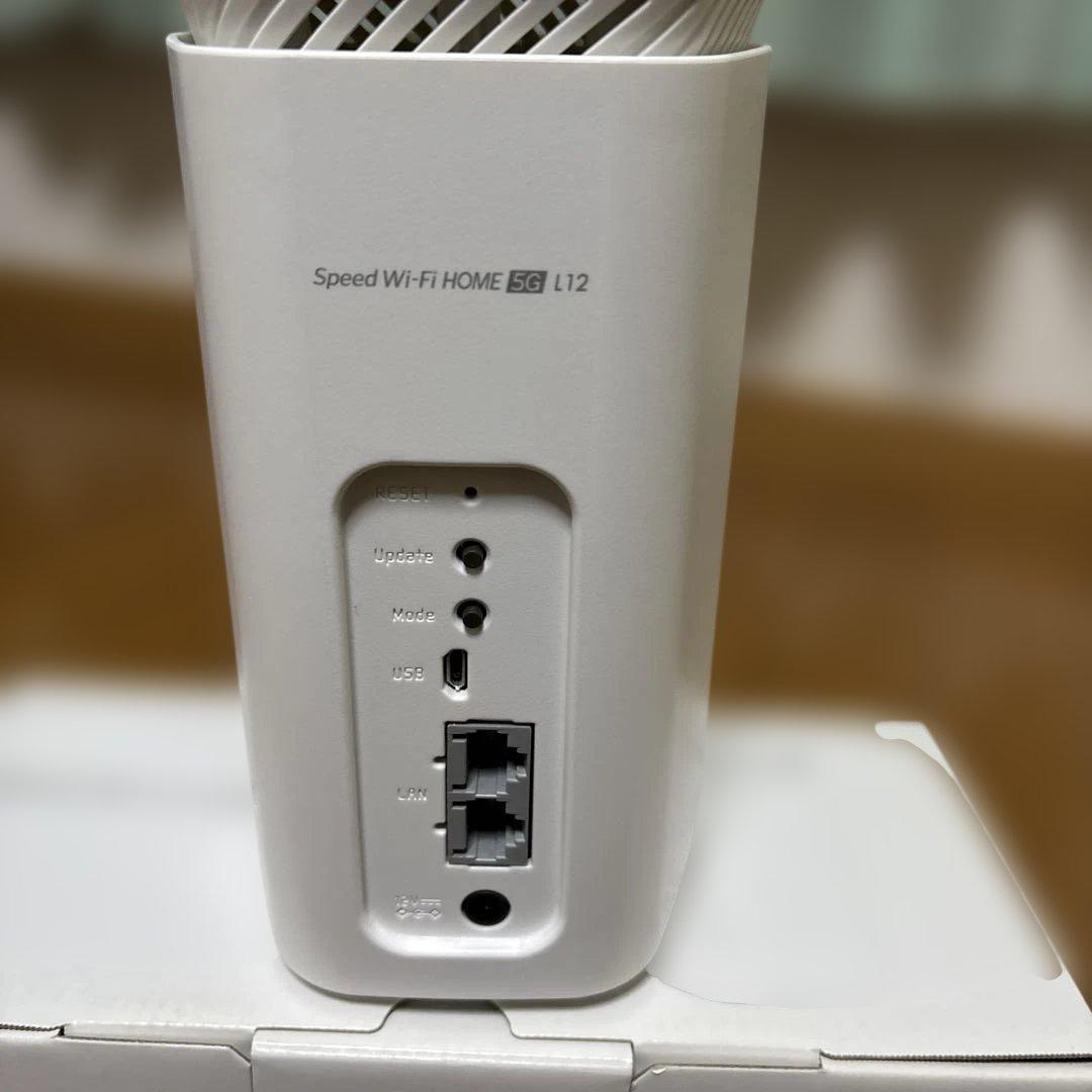 Speed Wi-Fi  5G L12 モバイルルーター