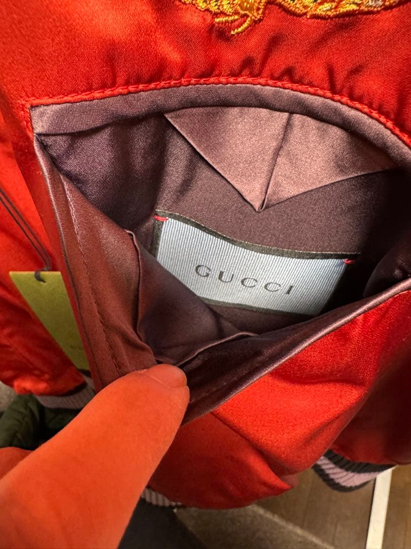 y*u様 超美品 GUCCI DIY リバーシブルスカジャン 虎と竹刺繍サイズ5