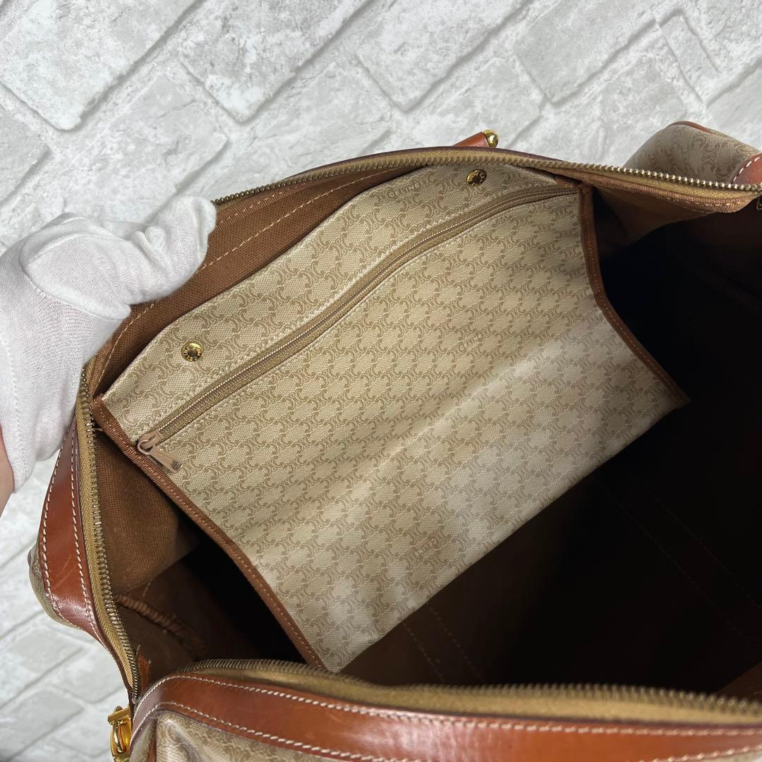 CELINE セリーヌ マカダム トリオンフ ボストン ヴィンテージ オールド