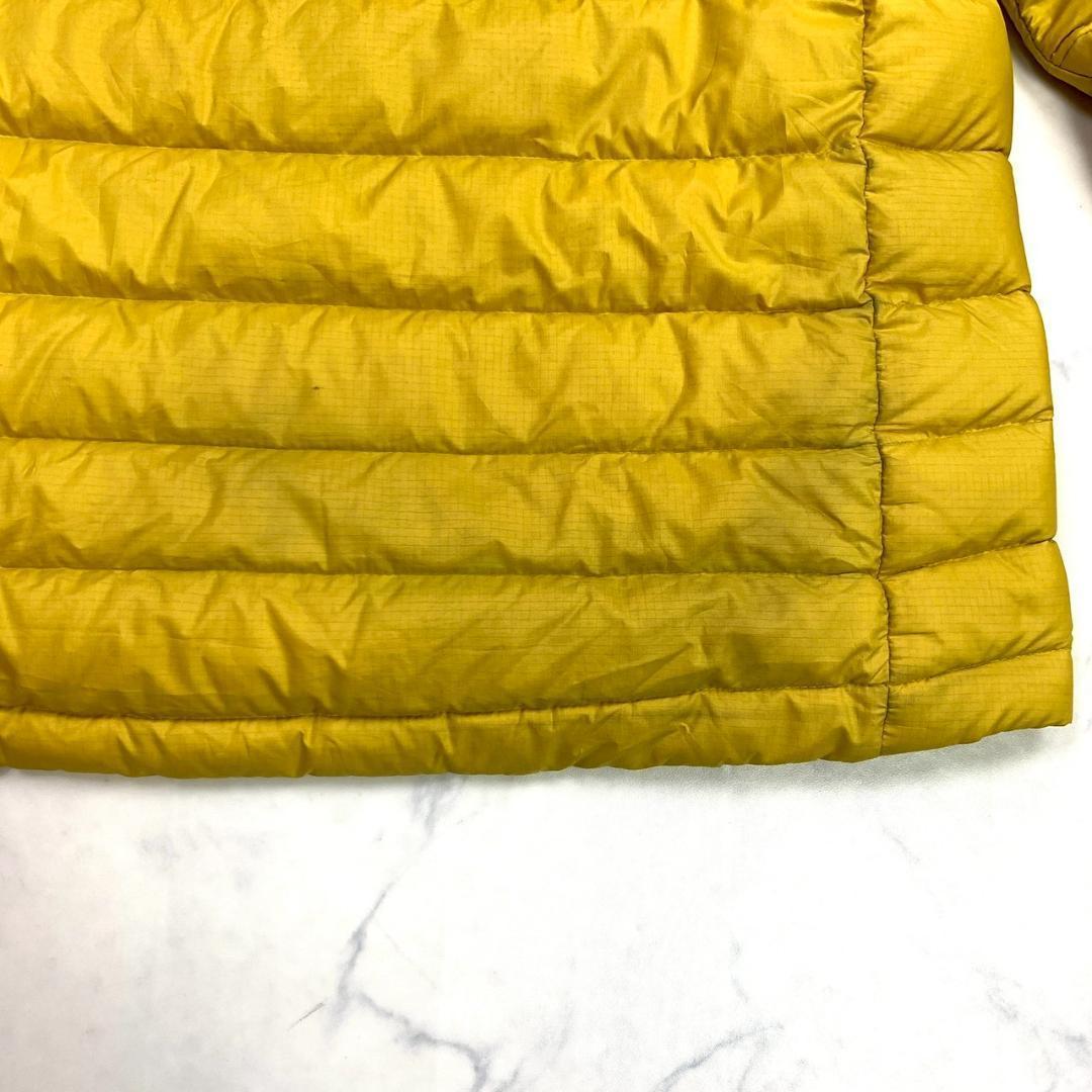希少色★パタゴニア メンズ ハイロフトダウンフーディ イエロー XS　D875