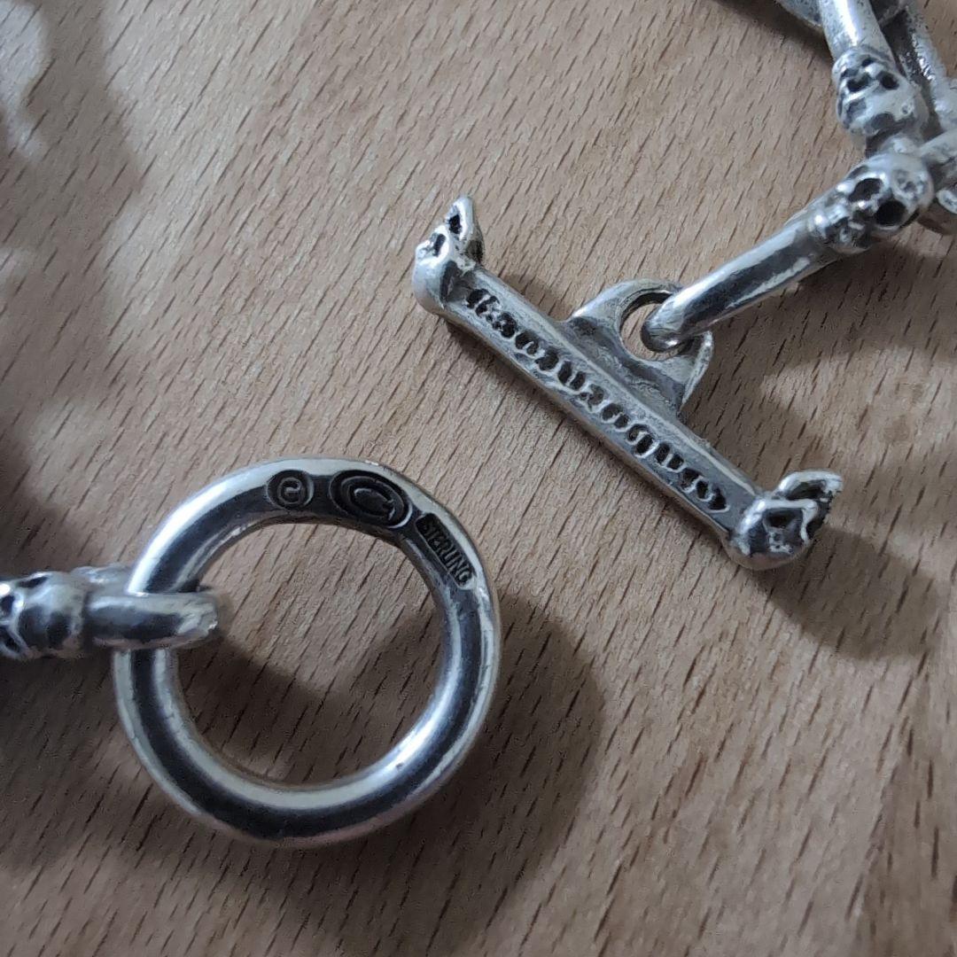 ガボラトリー/ガボール ダブルスカルロングスモールオーバルリンクスブレスレット