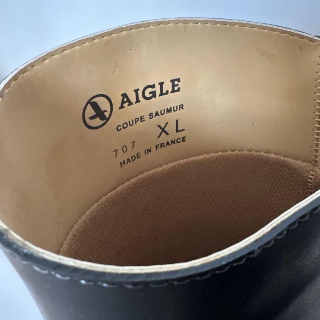 AIGLE COUPE SAUMUR XL レインブーツ　乗馬ブーツ