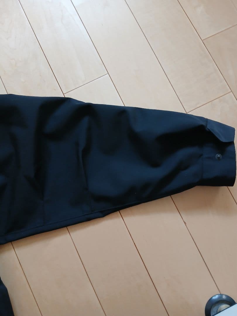 AURALEE 25S WOOL Maxcanvas 黒ハイネックブルゾン