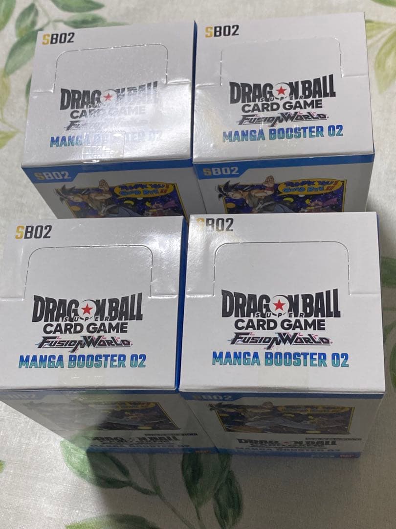 新品未開封！ドラゴンボール　マンガブースター02 未開封品　4箱