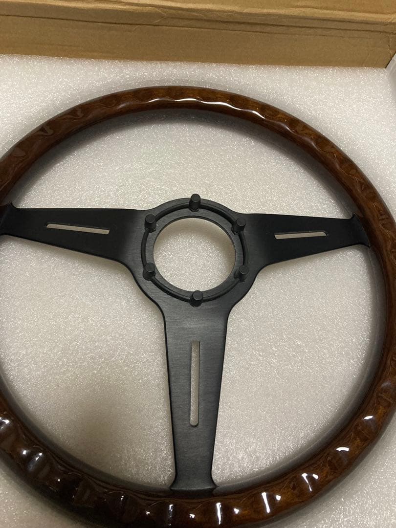 Real ステアリングホイール ウッド/ブラック