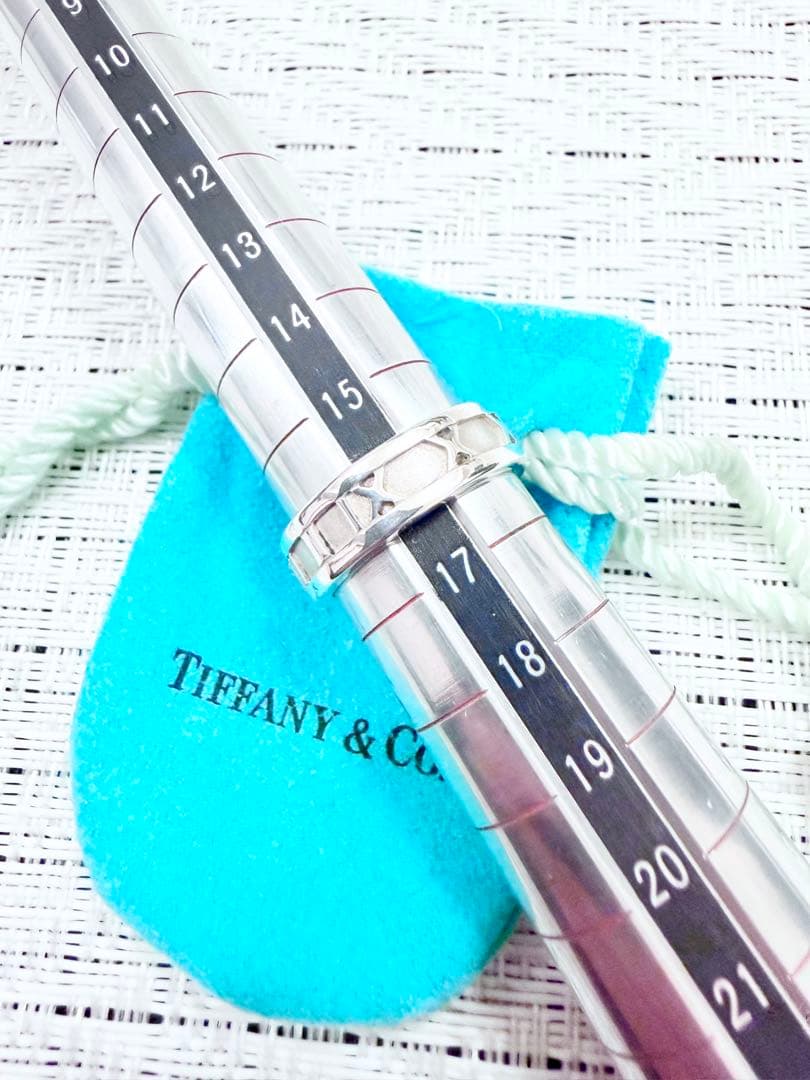 ティファニー　アトラス　指輪　リング　16号　研磨仕上げ済み美品 925