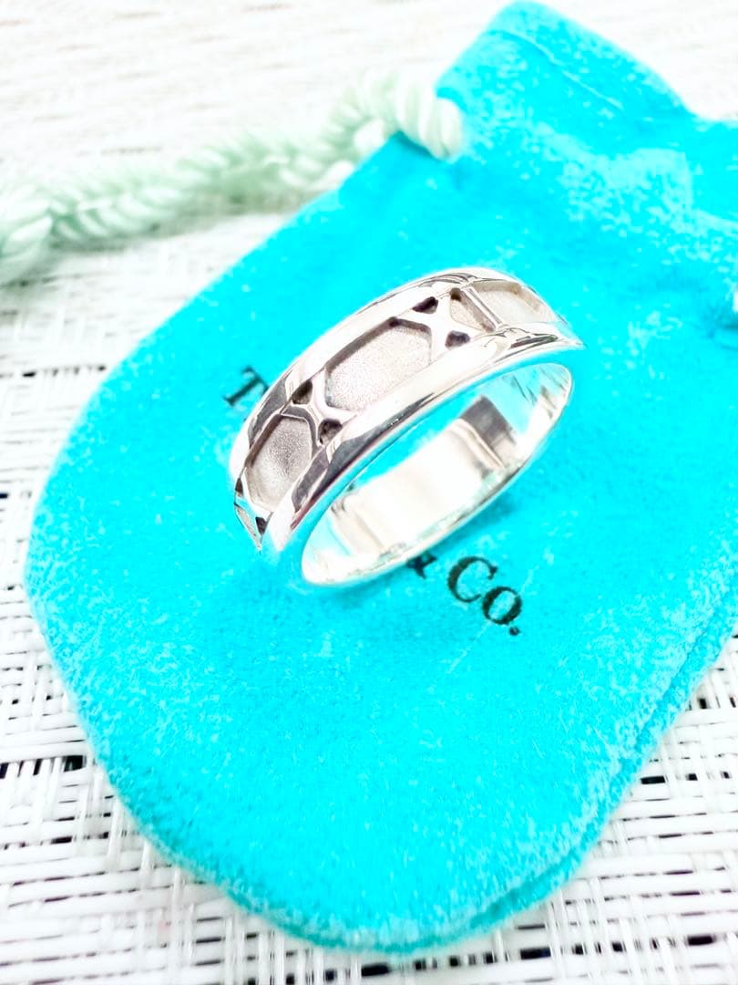 ティファニー　アトラス　指輪　リング　16号　研磨仕上げ済み美品 925