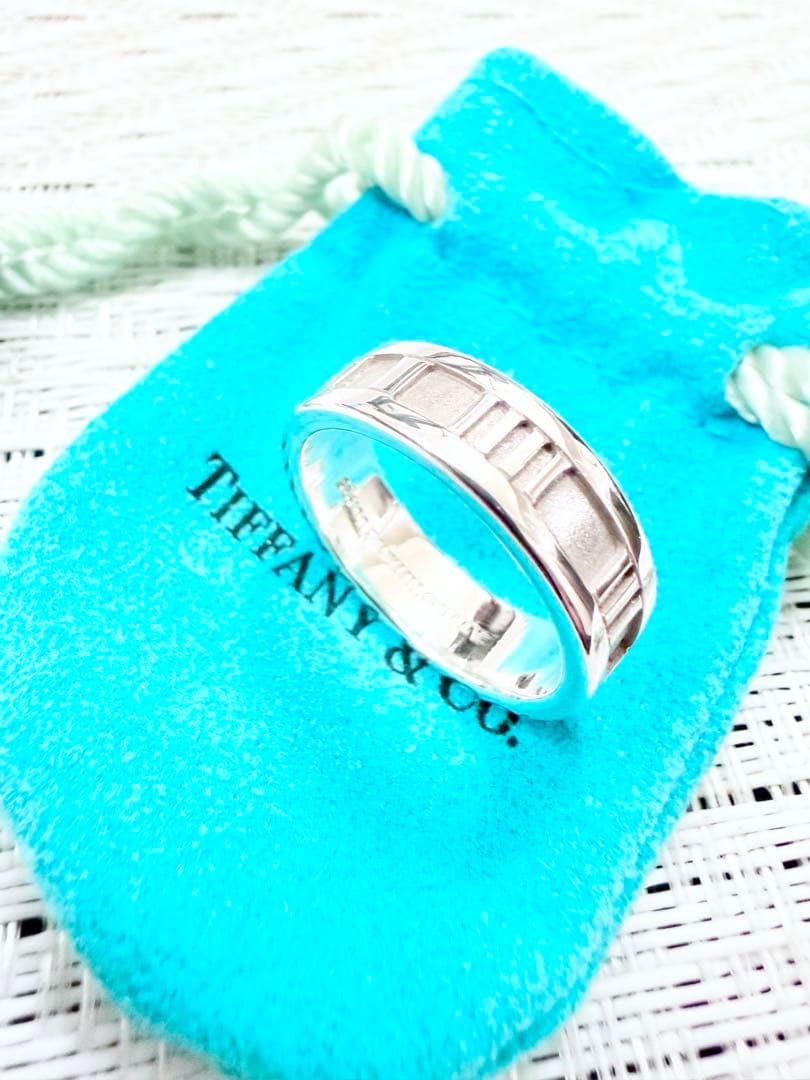 ティファニー　アトラス　指輪　リング　16号　研磨仕上げ済み美品 925