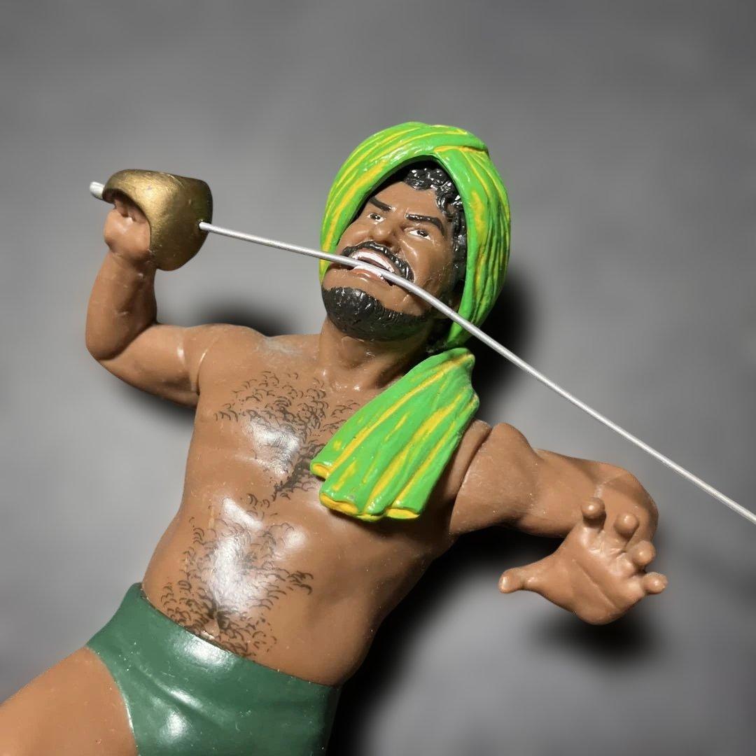 M260112★ 希少　タイガー・ジェット・シンのプロレスフィギュア