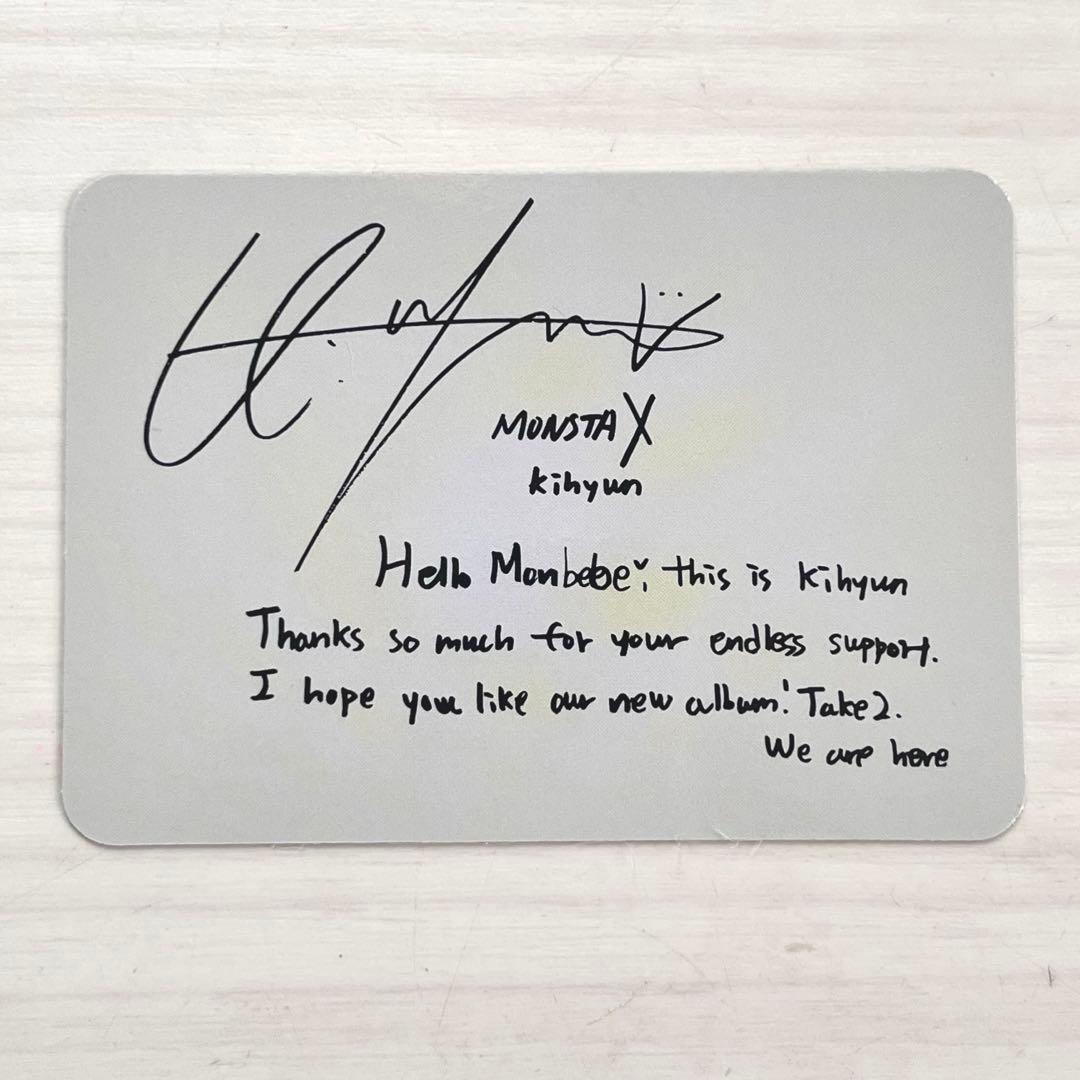 MONSTA X キヒョン サノクトレカ　TAKE2 : WE ARE HERE