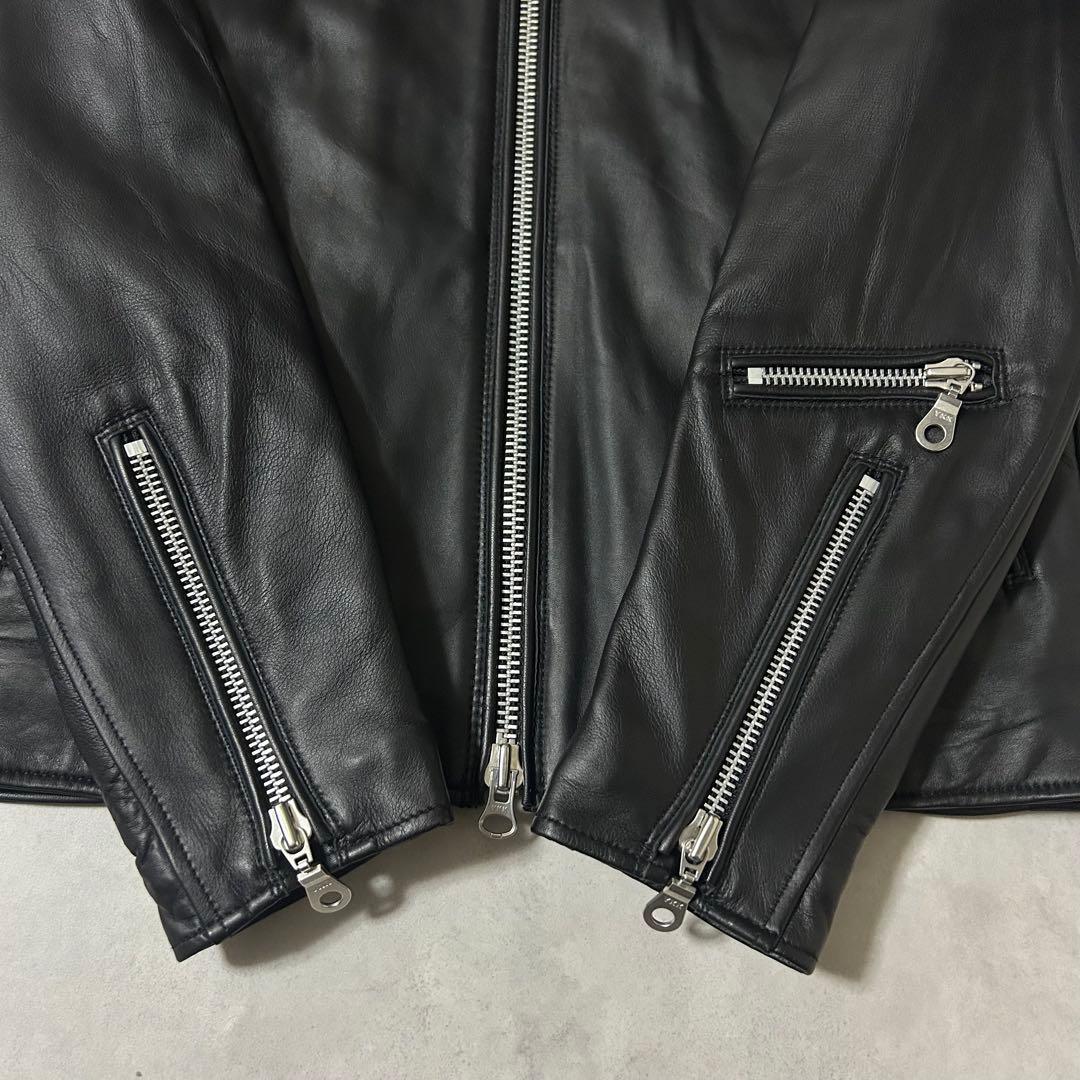 mytm1313a様　ナノユニバース ライダースジャケット 羊革 キルティング