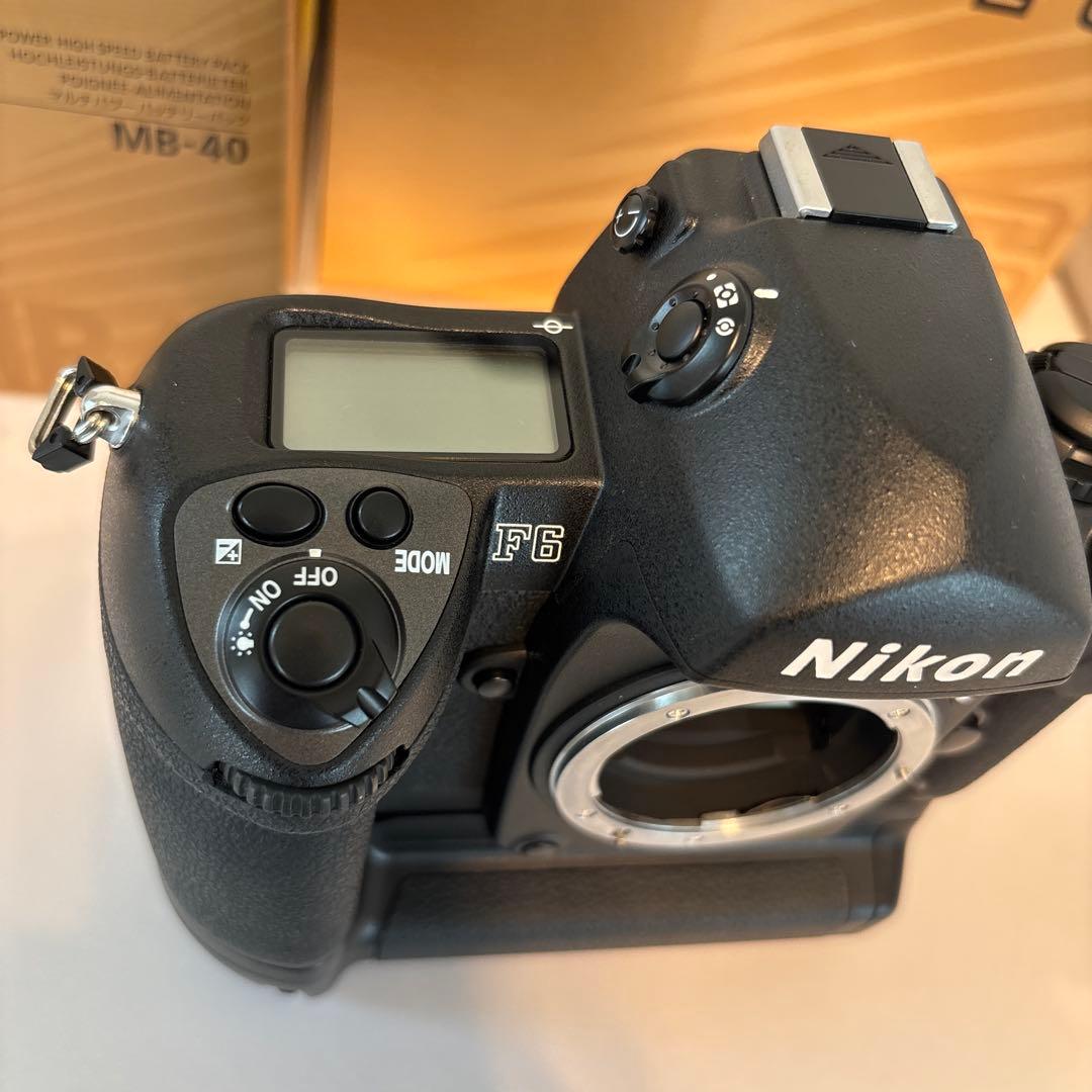 【新品同様】ニコン Nikon F6 MB-40 プロストラップ付