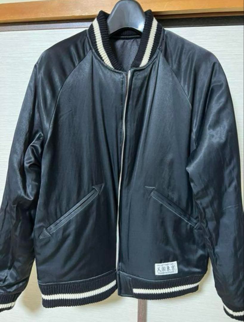 ワコマリア リバーシブル　虎×鶴　スカジャン